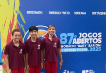 Ginástica artística de Vinhedo conquista prata e bronze nos Jogos Abertos do Interior